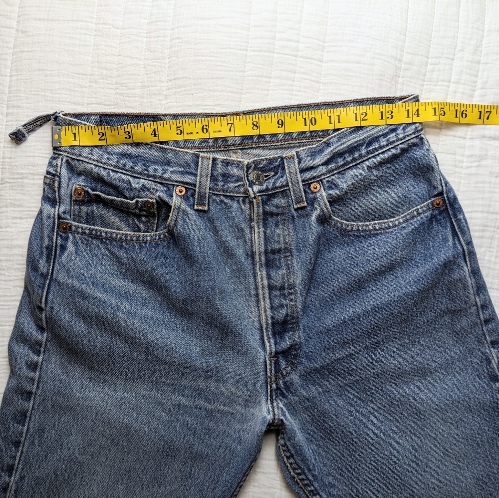 Levi's 501 Vintage Straight Leg Jeans 90s - Picture 4 of 16
